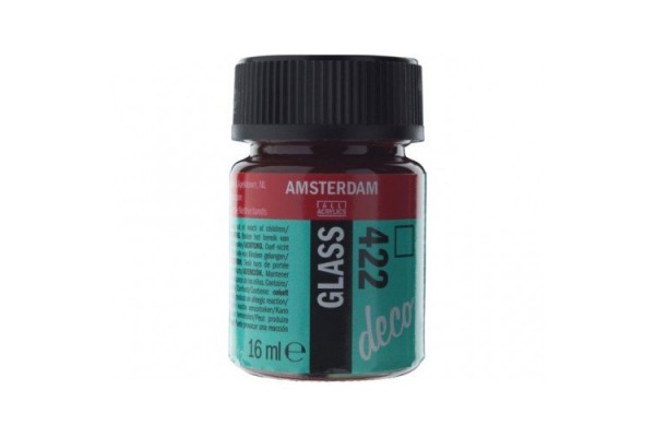 ΧΡΩΜΑ AMSTERDAM GLASS 422 Reddish Brown 16ml