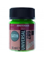 ΧΡΩΜΑ AMSTERDAM UNIVERSAL SATIN BRIGHT GREEN 687 16ml