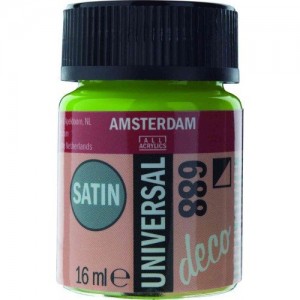 ΧΡΩΜΑ AMSTERDAM UNIVERSAL SATIN VIVID GREEN 688 16ml