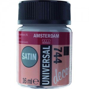 ΧΡΩΜΑ AMSTERDAM UNIVERSAL SATIN SOFT GREEN 744 16ml