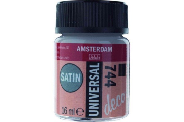 ΧΡΩΜΑ AMSTERDAM UNIVERSAL SATIN SOFT GREEN 744 16ml