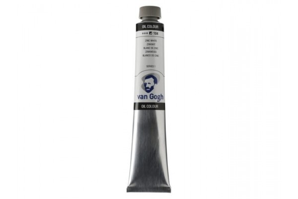 ΛΑΔΙΑ VAN GOGH 60ML S1 No. 104 Zinc White (Safflower Oil)