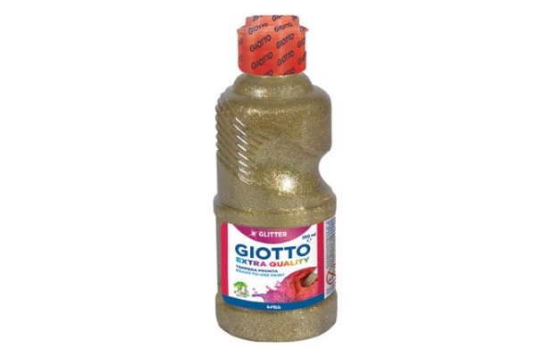 ΤΕΜΠΕΡΑ ΜΠΟΥΚΑΛΙ 250ML ΧΡΥΣΟ GLITTER GIOTTO