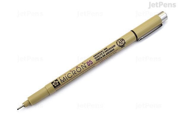 ΜΑΡΚΑΔOΡΟΣ SAKURA  MICRON 05  ΜΑΥΡΟ  PIGMA