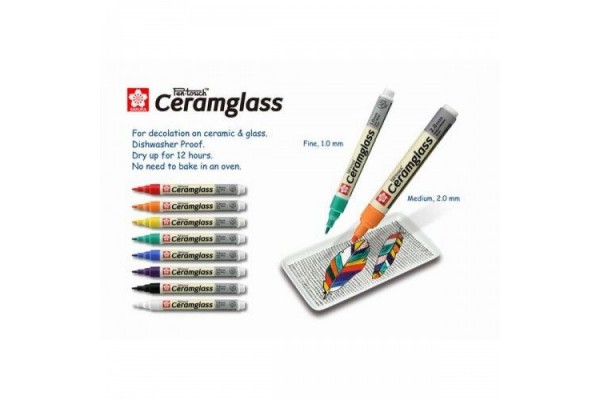 ΜΑΡΚΑΔΟΡΟΣ PEN TOUCH ΚΕΡΑΜΙΚΟ & ΓΥΑΛΙ F ΜΩΒ 1mm