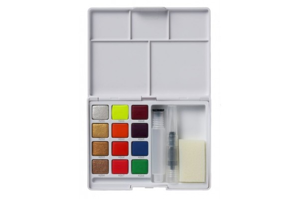 ΣΕΤ WATERCOLOURS Creative Art Colors 12 ΧΡΩΜΑΤΑ+ΑΞΕΣΟΥΑΡ KOI SAKURA