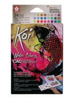 ΣΕΤ WATERCOLOURS Creative Art Colors 24 ΧΡΩΜΑΤΑ+ΑΞΕΣΟΥΑΡ  KOI SAKURA