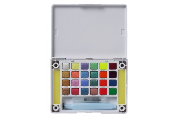 ΣΕΤ WATERCOLOURS Creative Art Colors 24 ΧΡΩΜΑΤΑ+ΑΞΕΣΟΥΑΡ  KOI SAKURA