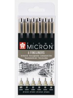 ΜΑΡΚΑΔΟΡΑΚΙΑ PIGMA MICRON  ΣΕΤ 6τεμ (005/01/02/03/05/08)