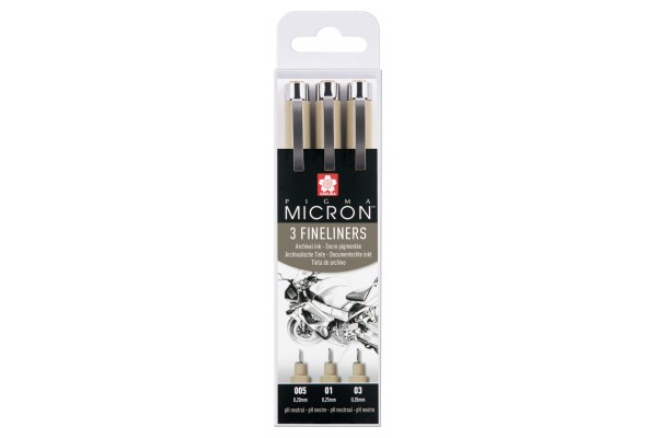 ΜΑΡΚΑΔΟΡΑΚΙΑ PIGMA MICRON  ΣΕΤ 3ΤΕΜ (005-01-03)