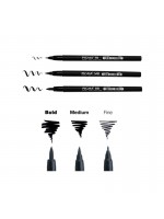 ΜΑΡΚΑΔΟΡΑΚΙΑ PIGMA BRUSH PEN ΣΕΤ3(FINE/MEDIUM/BOLD)