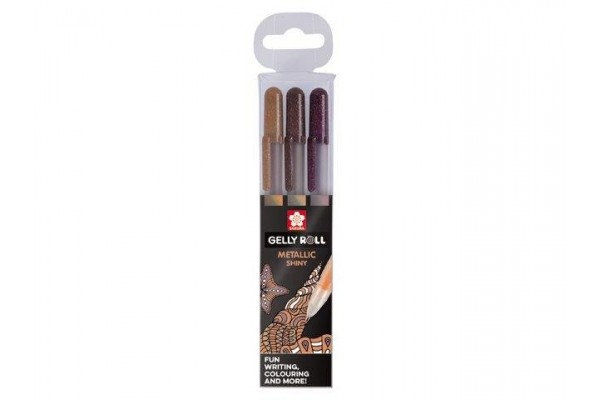 ΣΤΥΛΟ GELLY ROLL METALLIC SHINE  ΣΕΤ3(554/517/522)