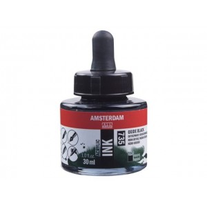 ΜΕΛΑΝΙ INK AMSTERDAM 30ml 735 OXIDE BLACK ΜΕΛΑΝΙ INK AMSTERDAM 30ml 735 OXIDE BLACK