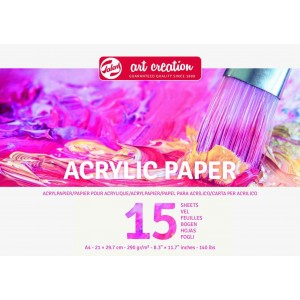 ΜΠΛΟΚ ACRYLIC PAPER A4 (21x29.7) 290g 15φυλλα ΜΠΛΟΚ ACRYLIC PAPER A4 (21x29.7) 290g 15φυλλα