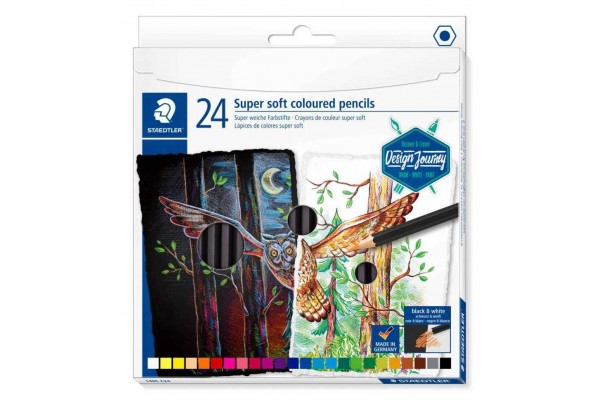 ΣΕΤ ΞΥΛΟΜΠΟΓΙΑΣ SUPER SOFT STAEDTLER 24ΤΕΜ