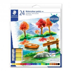 ΣΕΤ WATERCOLOUR ΧΡΩΜΑΤΑ 8880 STAEDTLER 24ΤΕΜx12ml