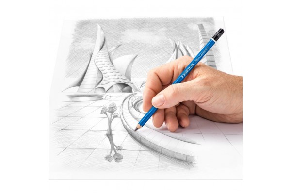ΜΟΛΥΒΙ ΣΧΕΔΙΟΥ LUMOGRAPH PENCIL 100-12B STAEDTLER