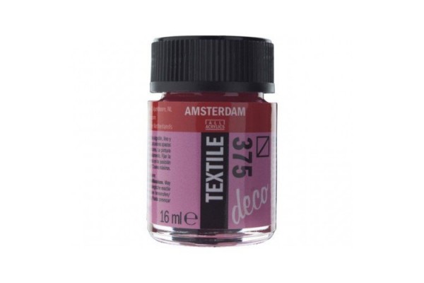 ΧΡΩΜΑ AMSTERDAM TEXTILE 375  BORDEAUX 16ml