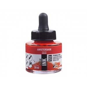ΜΕΛΑΝΙ INK AMSTERDAM 30ml 315 PYRROLE RED ΜΕΛΑΝΙ INK AMSTERDAM 30ml 315 PYRROLE RED