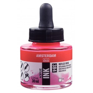 ΜΕΛΑΝΙ INK AMSTERDAM 30ml 384 REFLEX ROSE ΜΕΛΑΝΙ INK AMSTERDAM 30ml 384 REFLEX ROSE