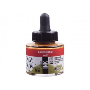 ΜΕΛΑΝΙ INK AMSTERDAM 30ml 803 DEEP GOLD ΜΕΛΑΝΙ INK AMSTERDAM 30ml 803 DEEP GOLD