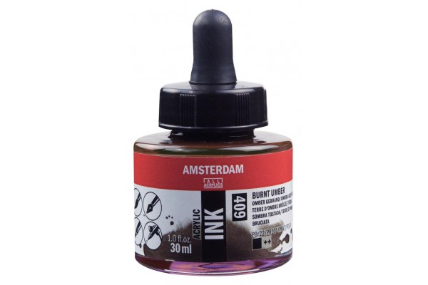 ΜΕΛΑΝΙ INK AMSTERDAM 30ml 409 BURNT UMBER