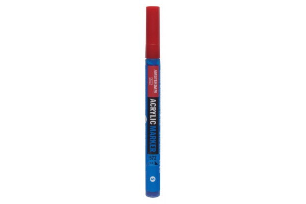 ΜΑΡΚΑΔΟΡΟΣ ΑΚΡΥΛΙΚΟΣ AMSTERDAM 2mm 572 Primary Cyan