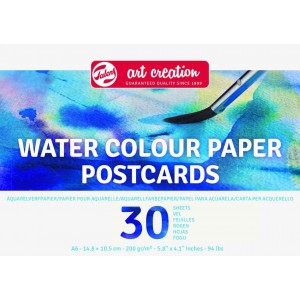 ΜΠΛΟΚ WATER COLOUR PAPER POSTCARDS A6 (14,8x10,5) 200g 30 ΦΥΛΛΑ ΜΠΛΟΚ WATER COLOUR PAPER POSTCARDS A6 (14,8x10,5) 200g 30 ΦΥΛΛΑ