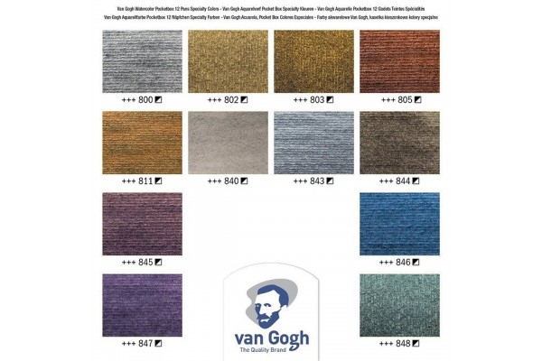 WATERCOLOUR POCKET BOX VAN GOGH ΣΕ ΠΑΣΤΙΛΙΕΣ 12ΤΕΜ Specialty