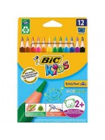 ΣΕΤ ΞΥΛΟΜΠΟΓΙΕΣ ΤΡΙΓΩΝΙΚΕΣ BIC KIDS EVOLUTION 12 ΧΡΩΜΑΤΑ