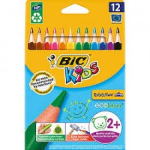 ΣΕΤ ΞΥΛΟΜΠΟΓΙΕΣ ΤΡΙΓΩΝΙΚΕΣ BIC KIDS EVOLUTION 12 ΧΡΩΜΑΤΑ ΣΕΤ ΞΥΛΟΜΠΟΓΙΕΣ ΤΡΙΓΩΝΙΚΕΣ BIC KIDS EVOLUTION 12 ΧΡΩΜΑΤΑ