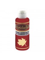 ΑΚΡΥΛΙΚΟ No 3041 ΚΟΚΚΙΝΟ ΒΑΘΥ 130CC ARTEBELLA