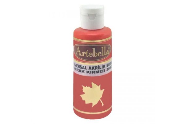 ΑΚΡΥΛΙΚΟ No 3042 ΚΟΚΚΙΝΟ ΕΝΤΟΝΟ 130CC ARTEBELLA