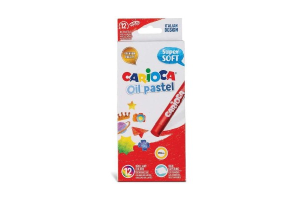ΛΑΔΟΠΑΣΤΕΛ CARIOCA 43277 10mm 12 ΧΡΩΜΑΤΑ