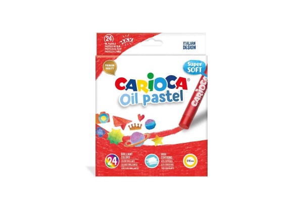 ΛΑΔΟΠΑΣΤΕΛ CARIOCA 43278 10mm 24 ΧΡΩΜΑΤΑ
