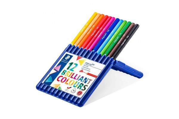 ΣΕΤ ΞΥΛΟΜΠΟΓΙΑΣ ΣΕ ΠΛΑΣΤΙΚΗ ΘΗΚΗ ERGOSOFT STAEDTLER 12ΤΕΜ