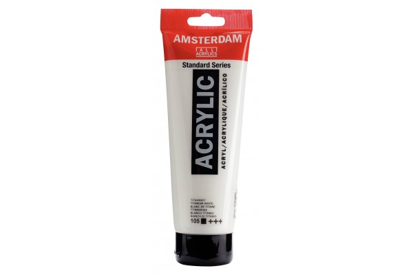 ΑΚΡΥΛΙΚΟ AMSTERDAM 250ml No.105 Titanium White