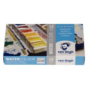 ΣΕΤ WATERCOLOUR ΣΕ ΜΕΤΑΛΛΙΚΗ ΚΑΣΕΤΙΝΑ VAN GOGH 12 ΧΡΩΜΑΤΩΝ