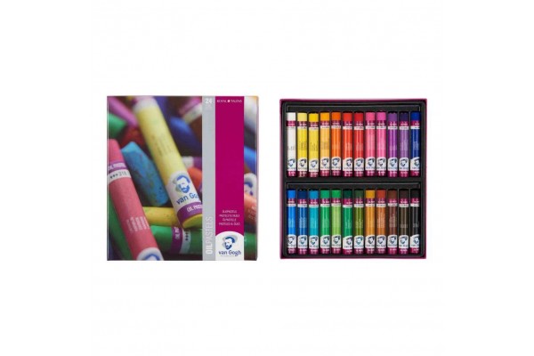 OIL PASTEL VAN GOGH SET  24TEM