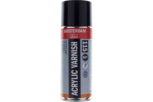 ΒΕΡΝΙΚΙ ΑΚΡΥΛΙΚΩΝ AMSTERDAM ΣΕ ΣΠΡΕΪ 400ml MAT 115