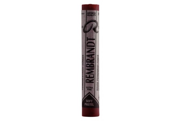 SOFT PASTEL REMBRANDT 371.3 Permanent Red Deep