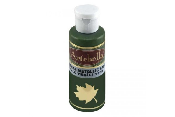 ΑΚΡΥΛΙΚΟ ΜΕΤΑΛΛΙΚΟ No 3108 ΠΡΑΣΙΝΟ 130CC ARTEBELLA