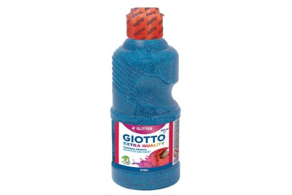 ΤΕΜΠΕΡΑ ΜΠΟΥΚΑΛΙ 250ML ΓΑΛΑΖΙΑ  GLITTER GIOTTO