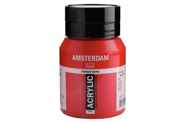 ΑΚΡΥΛΙΚΟ AMSTERDAM 500ml No.318 Carmine