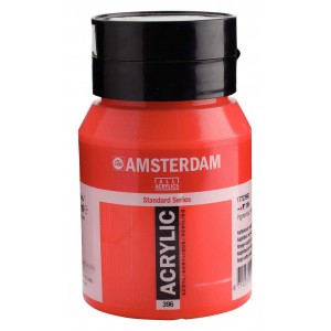ΑΚΡΥΛΙΚΟ AMSTERDAM 500ml No.396 Naphthol Red Medium