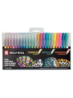 ΣΤΥΛΟ GELLY ROLL (GLITTER-12TEM/SHINY 6TEM/FLUO-6TEM)  MIXED ΣΕΤ 24