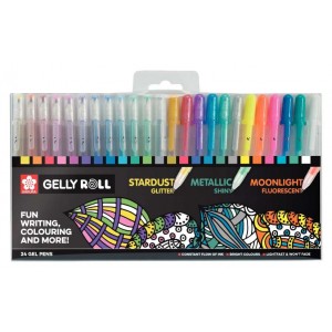 ΣΤΥΛΟ GELLY ROLL (GLITTER-12TEM/SHINY 6TEM/FLUO-6TEM) MIXED ΣΕΤ 24 ΣΤΥΛΟ GELLY ROLL (GLITTER-12TEM/SHINY 6TEM/FLUO-6TEM) MIXED ΣΕΤ 24