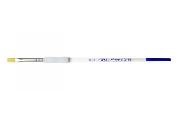 ΠΙΝΕΛΟ ΠΛΑΚΕ Νο 6 SOFT GRIP ΑΚΡΥΛΙΚΟ-ΛΑΔΙ-ΑΚΟΥΑΡΕΛΑ SG150