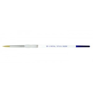 ΠΙΝΕΛΟ ΣΤΡΟΓΓΥΛΟ Νο 6 SOFTGRIP ΑΚΡΥΛΙΚΟ-ΛΑΔΙ-ΑΚΟΥΑΡΕΛΑ SG250-6