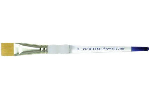 ΠΙΝΕΛΟ ΠΛΑΚΕ Νο 3/4" SOFTGRIP ΑΚΡΥΛΙΚΟ-ΛΑΔΙ-ΑΚΟΥΑΡΕΛΑ SG700-3/4"